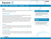 Tablet Screenshot of hexon.cx